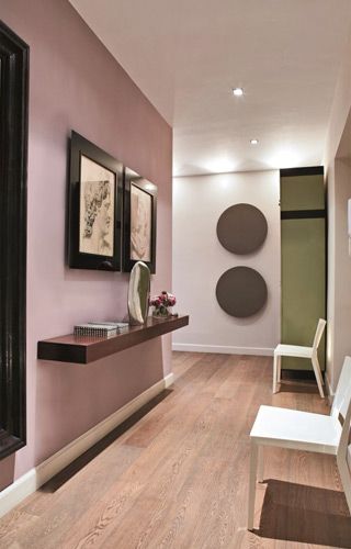 Rosa vegg i Farrow & Ball maling